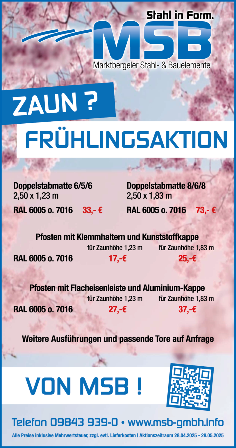 Flyer Frühlingsaktion DSM Flyer Frühlingsaktion DSM